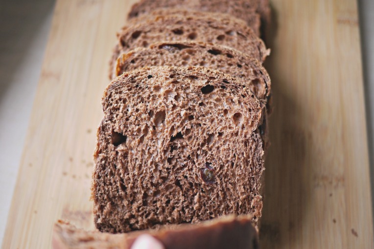 Chocolate Raisin Potato Bread Loaf // Mono + Co