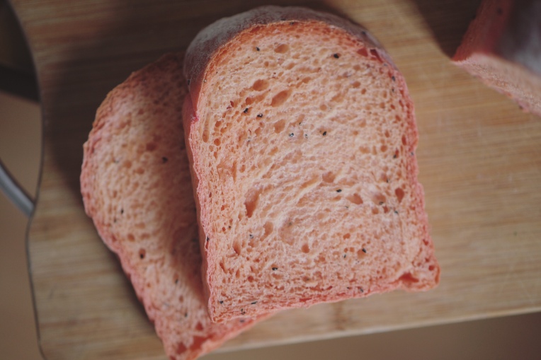 Red Dragon Fruit Bread Loaf // Mono+Co